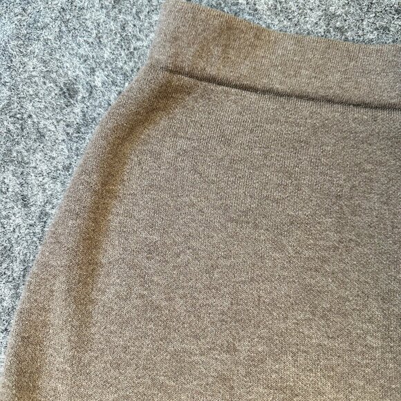 J.Jill Pure Jill Textured Knit Pull-On Skirt WMNS L Neutral Midi Soft Timeless - Picture 5 of 11